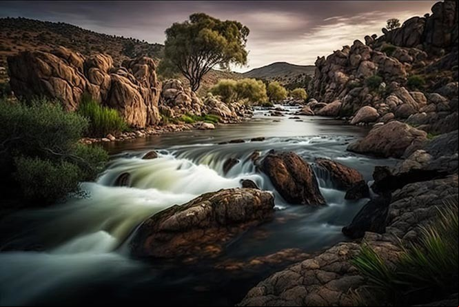 Garganta en Jaraíz de la Vera